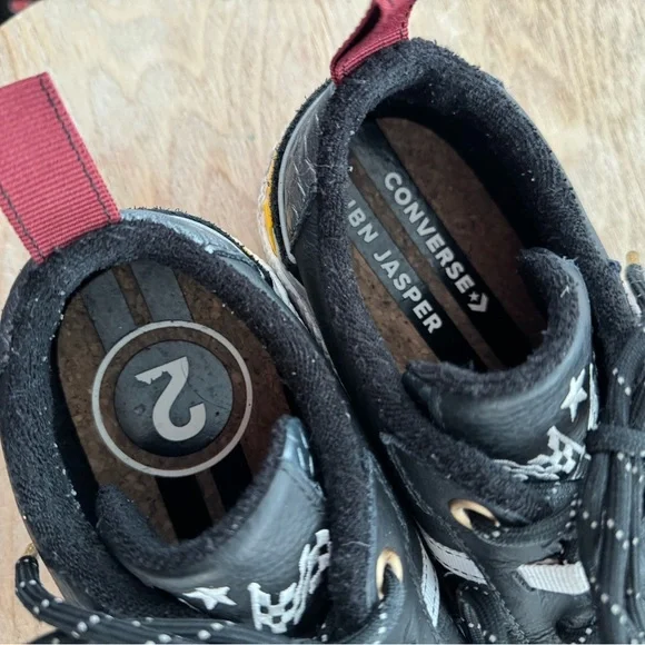 CONVERSE x Ibn Jasper Collab One Star Low Top Black/White/Spectra Yellow Size M9 - Picture 7 of 10